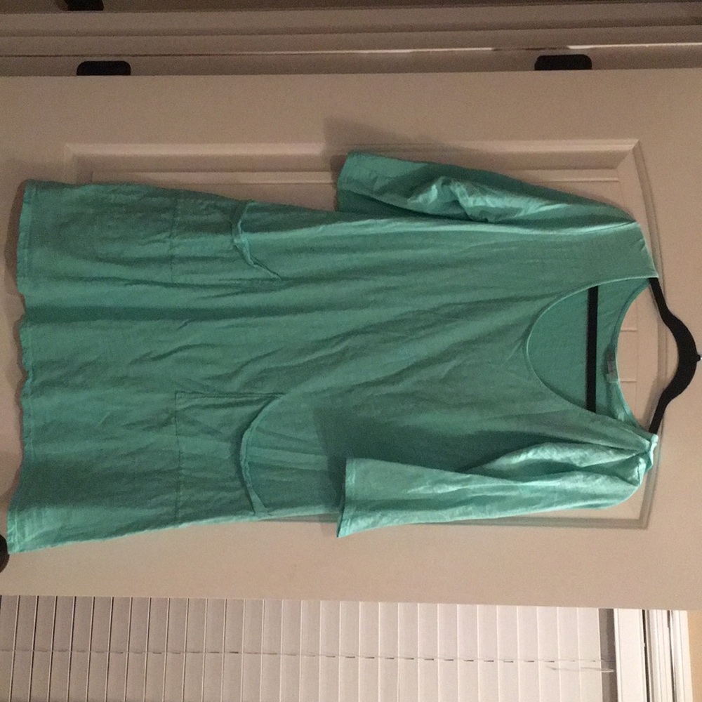 Fresh Produce, blue/green cotton dress